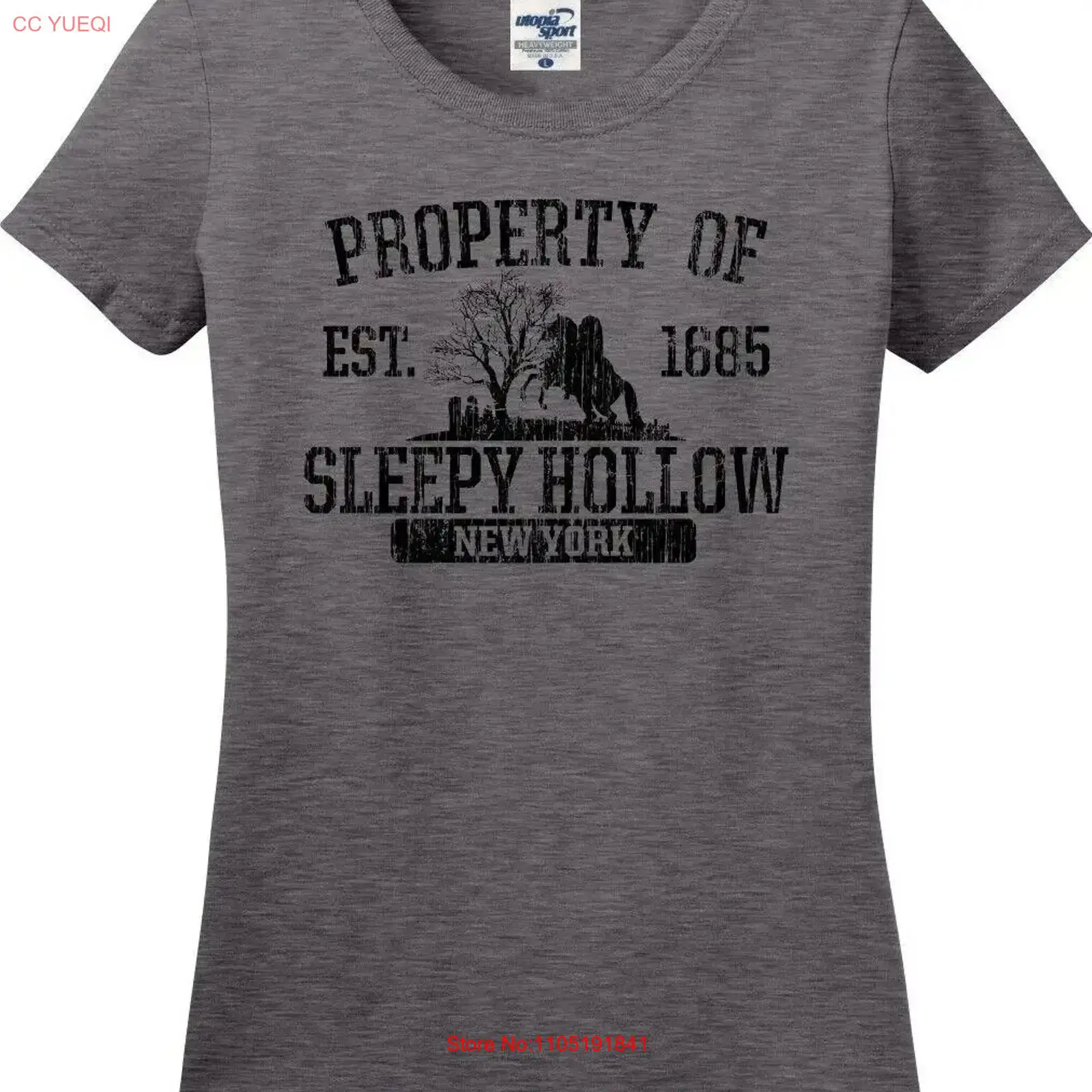 Vintage Fashion York - Женская футболка Property of Sleepy Hollow