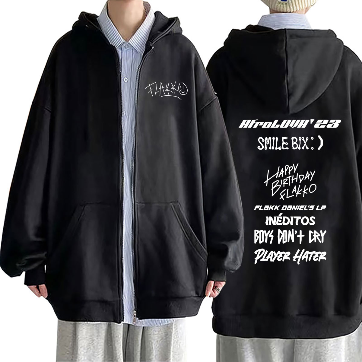 Vintage Fashion Pop Up - Горячая распродажа: Худи на молнии Rapper