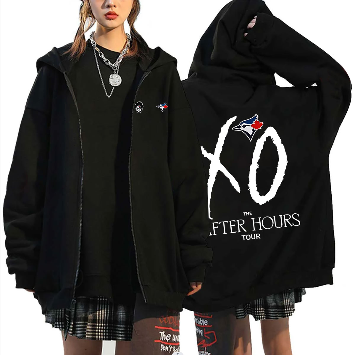 Vintage Fashion Pop Up - Худи на молнии The Weeknd The