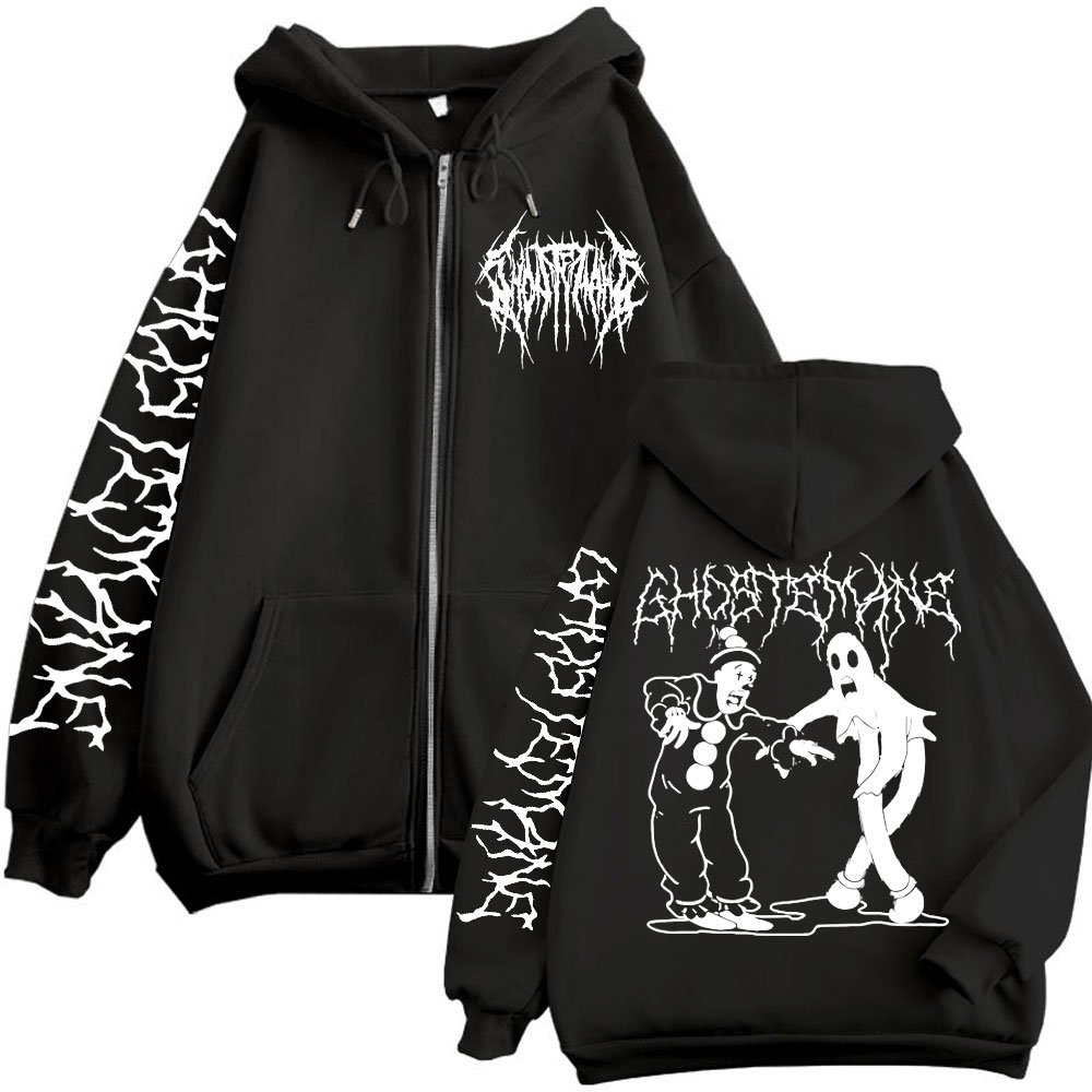 Vintage Fashion Pop Up - Ghostemane толстовки на молнии с принтом