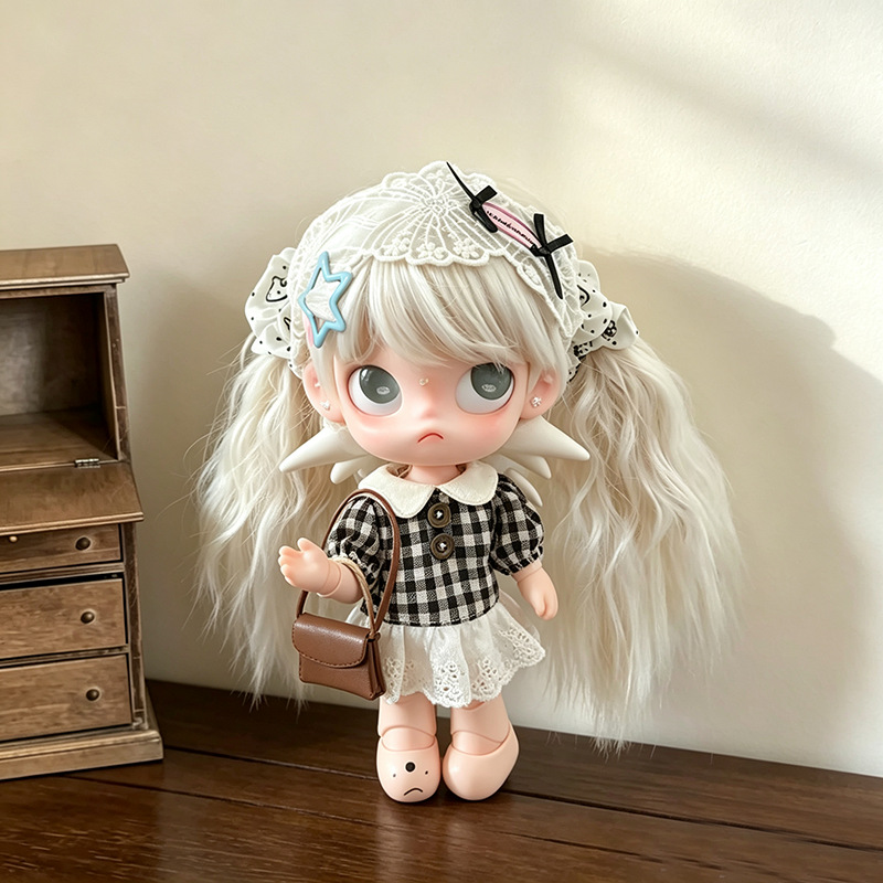Винтажное милое платье в клетк – обзор и цена Vintage Fashion Doll