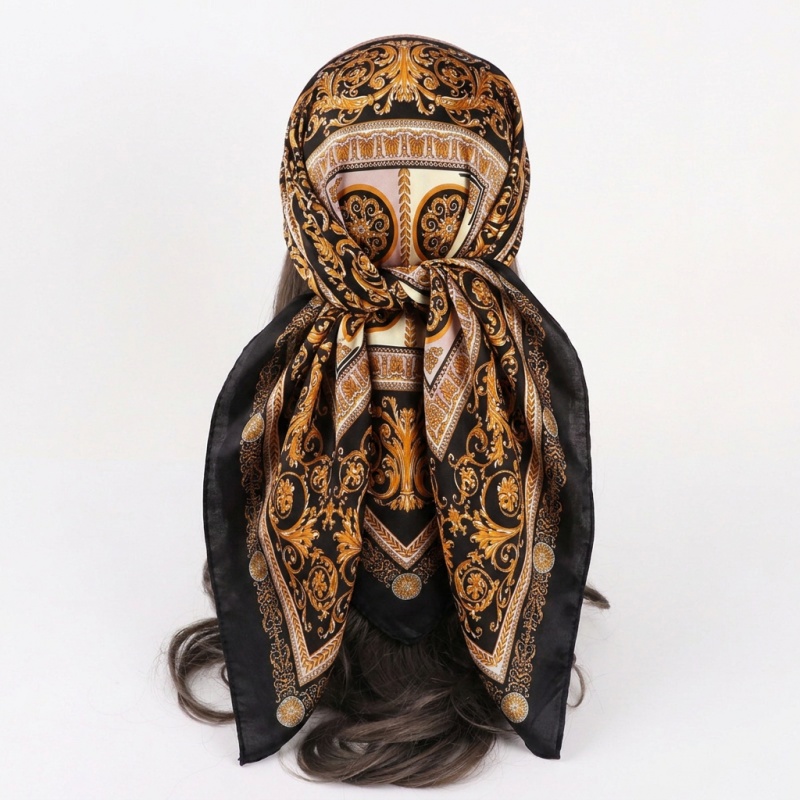 Винтажный атласный квадратный  – обзор и цена Vintage Fashion Hijab