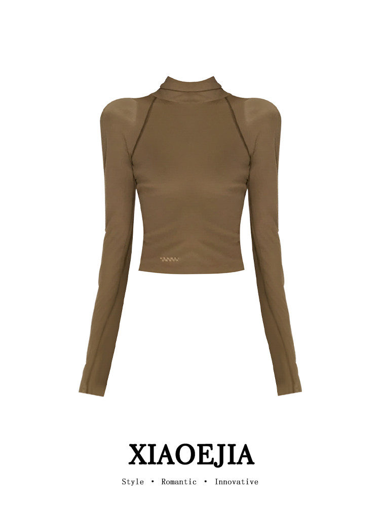 Женская зеленая готическая фут – обзор и цена Turtleneck Knit 90S