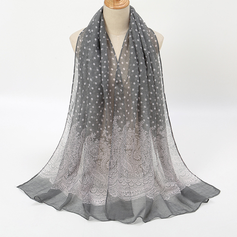 Винтажный хлопковый шарф с гра – обзор и цена Vintage Fashion Hijab