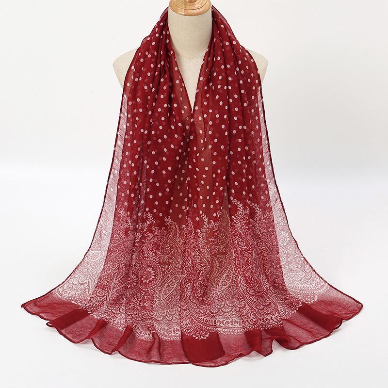 Винтажный хлопковый шарф с гра – обзор и цена Vintage Fashion Hijab