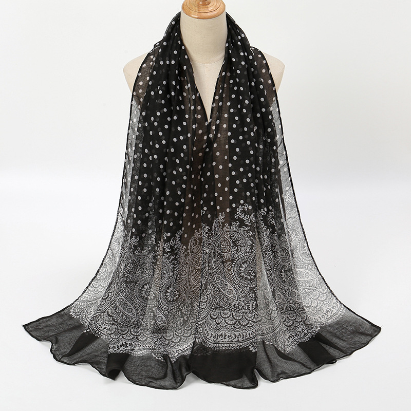 Винтажный хлопковый шарф с гра – обзор и цена Vintage Fashion Hijab